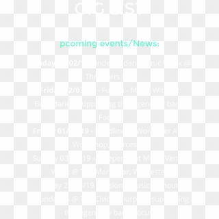 Gig List Pcoming Events/news - Inheritance Clipart