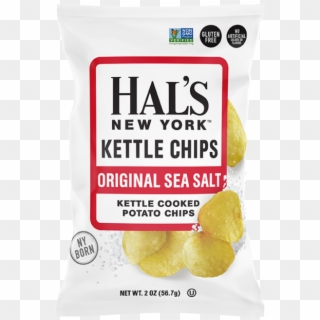 Hal's New York Kettle Cooked Gluten Free Potato Chips, - Potato Chip Clipart