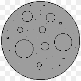 Moon Drawing - Circle Clipart