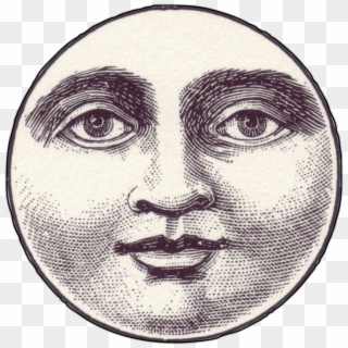 Moon Face Clipart