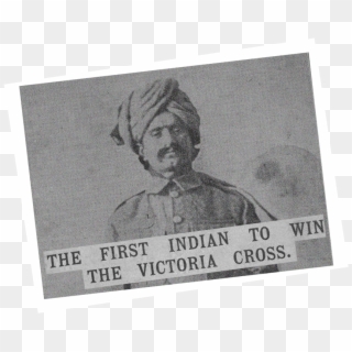 The First Muslim Soldier To Win The Victoria Cross - Newsprint Clipart