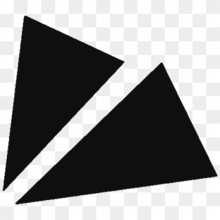 Black Sticker - Triangle Clipart