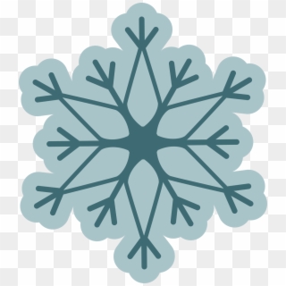Let It Snow Snowflake - White Transparent Snowflake Vector Clipart