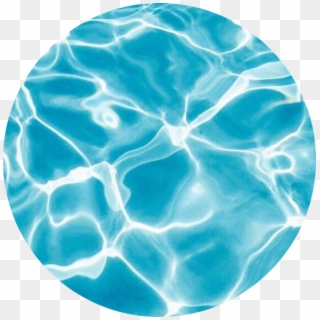 #circle #background #aesthetic #pool #water #blue - Pool Water Clipart