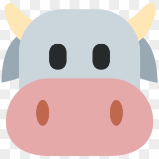 Cow Face Cartoon - Emoji 🐮 Clipart