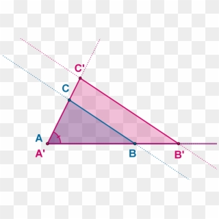 Como Sucede Con El Resto De Los Polígonos, Si Dos Triángulos - Triangle Clipart