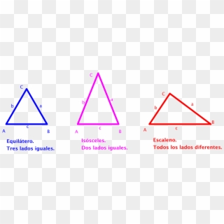 Clasificación Según Los Lados - Triangulos Por Sus Lados Clipart