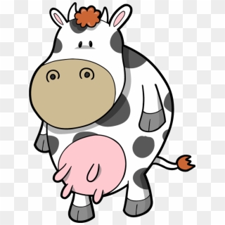 Drawn Beef Cartoon Cow - Milk Cow Clipart