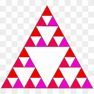 Paso 1 Paso - Sierpinski Triangle Dimension Clipart