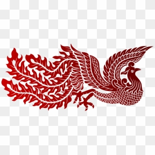 Phoenix Silhouette Png - Chinese Phoenix Feng Huang Clipart