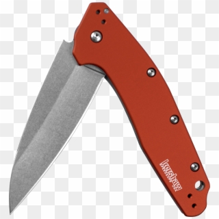Kershaw Dividend Orange Folding Pocket Knife - Hunting Knife Clipart