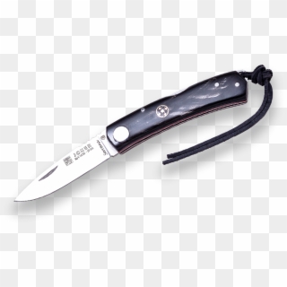 Buffalo Horn Scales, 7 Cm Blade Length, Lock Back, - Hunting Knife Clipart