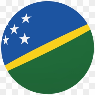 Solomon Island Round Flag - Circle Clipart
