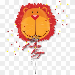 Lion Head - Mylar Animal Balloons Clipart