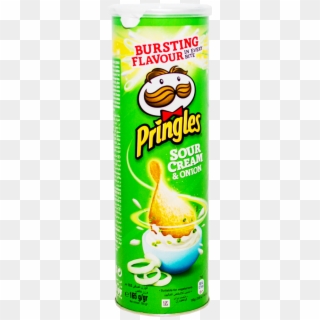 Pringles Chips Sour Cream Onion 165 Gm - Pringles Sour Cream & Onion 165 Gr Clipart