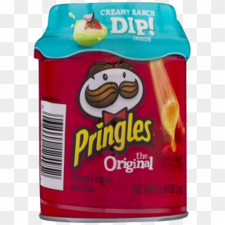 Pringles Original Potato Crisps With Cream Ranch Dip - Sandwich Cookies Clipart