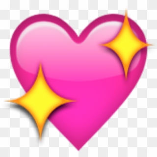 Emojis Whatsapp Tumblr - Heart Emoji Png Sparkle Clipart