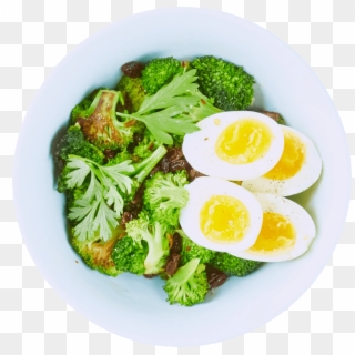 Combine Eggs And Broccoli Clipart