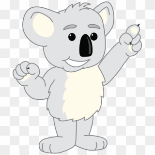 Koala Pointing - Cartoon Clipart