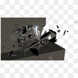 A Destroyed Looking Environment From The Interior Room - House Clipart