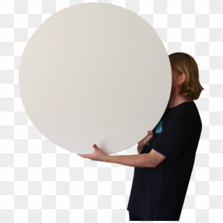 Round Blank Canvas Outside The Square 90cm - Round Blank Canvas Clipart