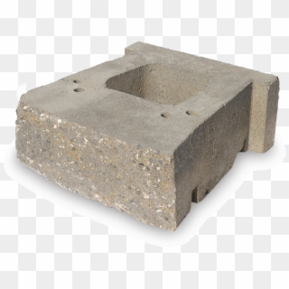 4" Medium Unit - Concrete Clipart