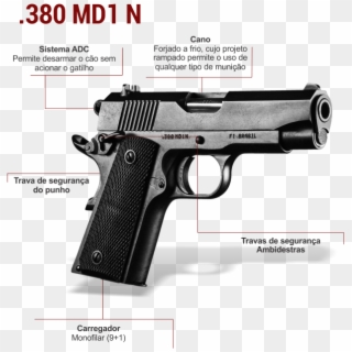 Pistolas - Remington Bb 1911 Clipart