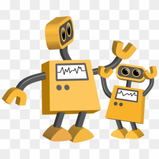 Bots Clipart Little Robot - Cartoon Transparent Background Robot Png