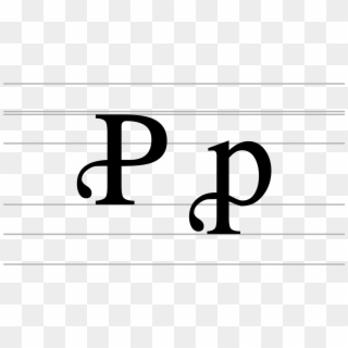 Latin Letter P With Flourish - Letter Case Clipart