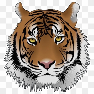 School Logo Image - Transparent Tiger Face Clipart - Png Download