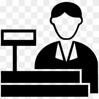 Picture Freeuse Library Cashier Svg Png Icon Free Download - Cashier Icon Clipart