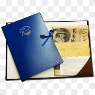 Presentación Carpeta Azul Carpeta Marrón - Envelope Clipart