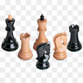 The Zagreb 59 Chess Set Black And Natural Lacquered - Chess Clipart