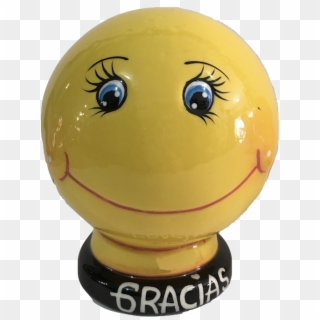 Alcancía Emoji Carita Feliz - Figurine Clipart