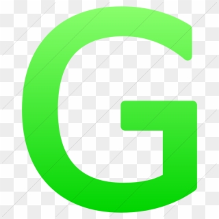 Free Icons Png - Green Letter G Png Clipart