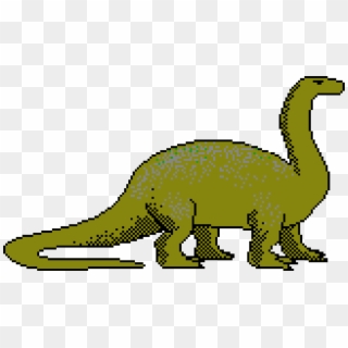 Dinosaur Pixel Art Cartoon - Dinosaur Bitmap Clipart