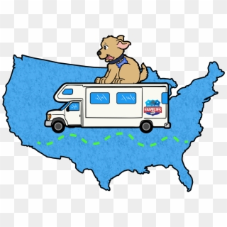 Camper Clipart Adventurer - Map Of The United States - Png Download
