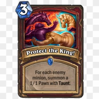 Protect The King Card - Protect The King Hearthstone Clipart