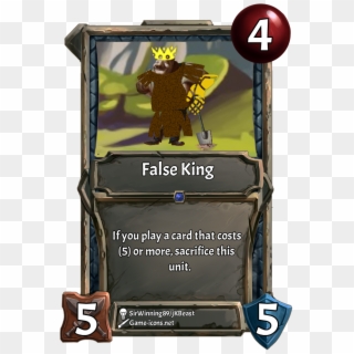 [card] False King - Portable Network Graphics Clipart