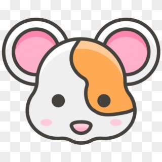 Hamster Face Emoji Icon - Icono Hamster Clipart