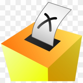 A Coloured Voting Box - Votacion Png Clipart