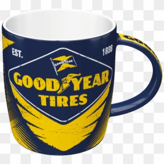 Nostalgic Art Mug Goodyear Tires Retro Logo - Goodyear Clipart