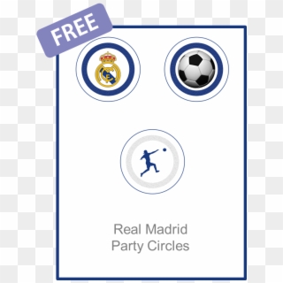Real Madrid Party Circles - Real Madrid Clipart