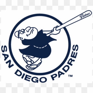 San Diego Padres Logos Iron On Stickers And Peel-off - Vintage San Diego Padres Logo Clipart