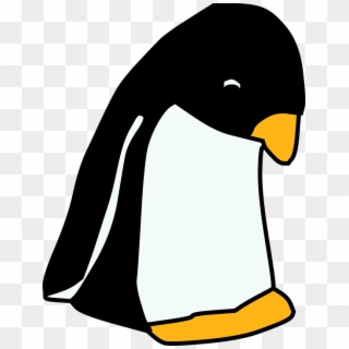 Sad Penguin Clipart - Png Download