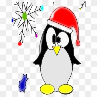 Free Clipart Linux Penguin Juan David - Christmas Penguin Clip Art - Png Download