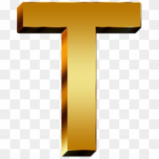Gold Letter T Png Clipart