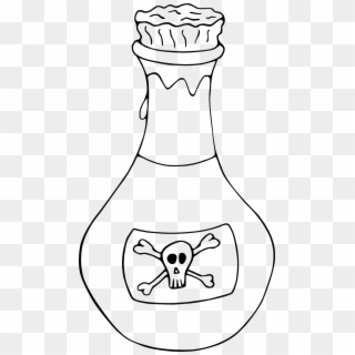 Poison Bottle Jar Free Picture - Poison Bottle Clip Art - Png Download