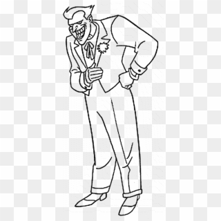 Inspiration Batman And Joker Coloring Pages - Batman The Animated Series Joker Outline Clipart