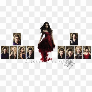 Fashion Brand Design Salvatore Damon Font Clipart - "the Vampire Diaries" (2009) - Png Download